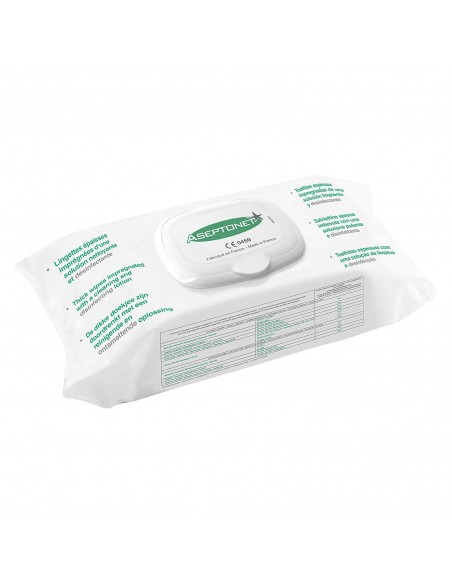 TOALLITAS Desinfectantes extra gruesas 100 uds. 180 x 200 mm.