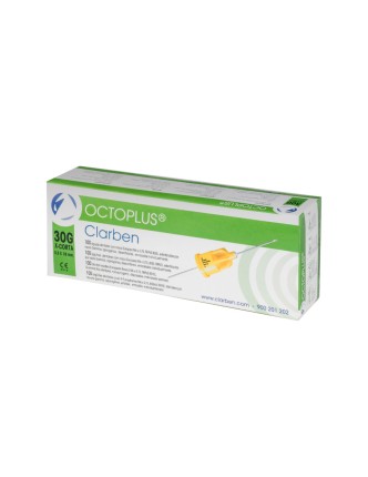 Aguja Octoplus 30G extracorta 0,3 x 16 mm. (100 uds.)