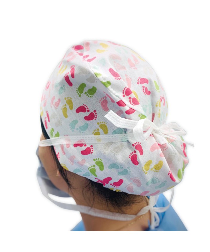 Gorro quirófano "pies"