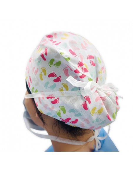 Gorro quirófano "pies"