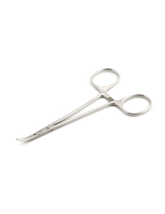 Pinza Halstead-Mosquito Curva S/D 12,5 cm. Aesculap (BH111R)