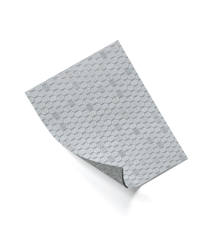 FLEX HEXAGON Plata 2 mm. 100x75 cm.