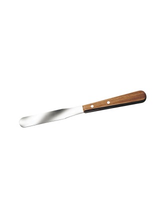 ESPÁTULA Flexible Acero Inox. Mango madera (200mm)