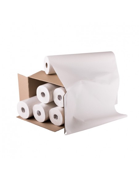 ROLLO PAPEL CAMILLA 2/c. 60 m. Prec. 50 cm. Caja 6 uds.