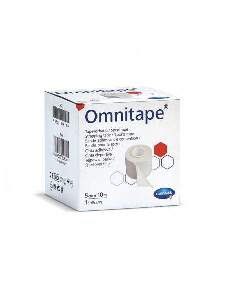 OMNITAPE 5 cm. x 10 m. Esparadrapo inelástico Vendajes deportivos
