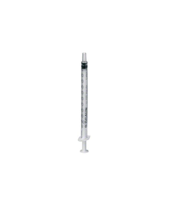 Jeringa insulina 1 ml. (Caja 100 uds.)