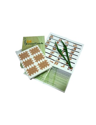 CROSS TAPE Beige 3,6 x 2,8 cm.( 20 lám. x 6 parches )