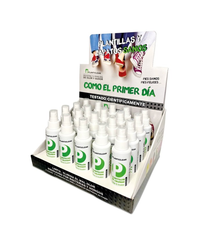 Expositor PLANTICLEAN Spray Plantillas & Calzado