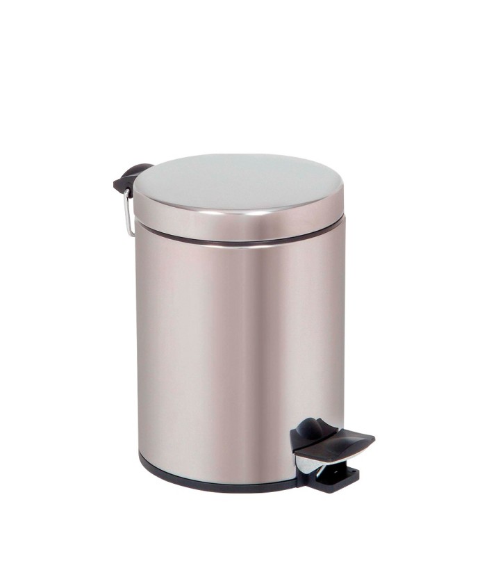 Cubo clínico a pedal Acero Inox. 5 litros