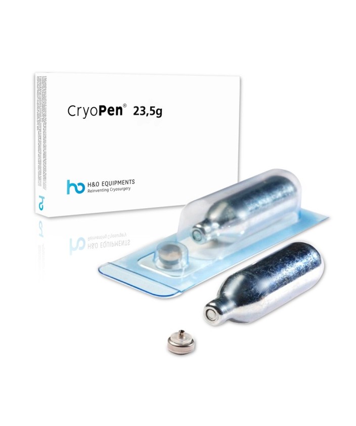 Cartuchos CryoPen N2o 23,5g. + filtro (caja 6 uds.)