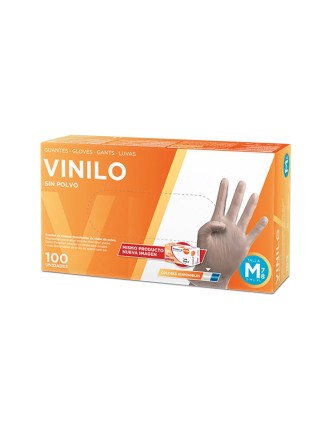 GUANTES de Vinilo Sin Polvo (caja 100 u.) 4G