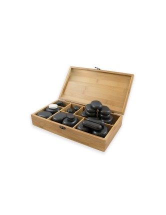 SET 45 piedras para masaje de basalto