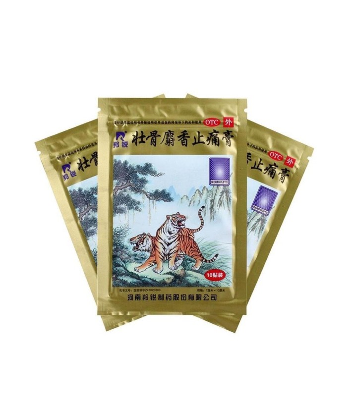 Parches Musk-bone adhesivos 6,5x10 cm. (10 uds) Luxury