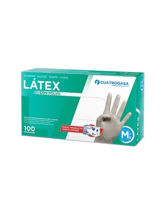 GUANTES Látex Con Polvo (100 uds)