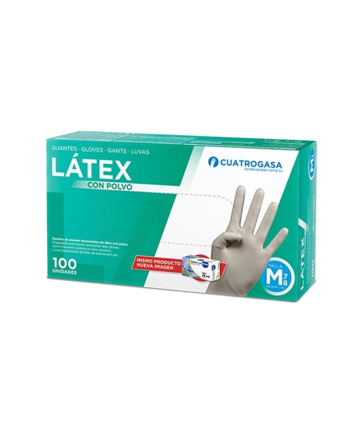 GUANTES Látex Con Polvo (100 uds)
