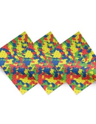 3 x 2 COMBINACION PODOTIL Multicolor PERFORADO ( 2x3 mm + 1x2mm)