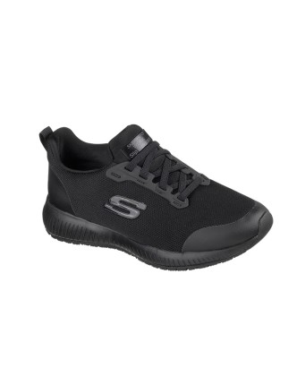 Zapatilla trabajo Skechers Squad Mujer Negro