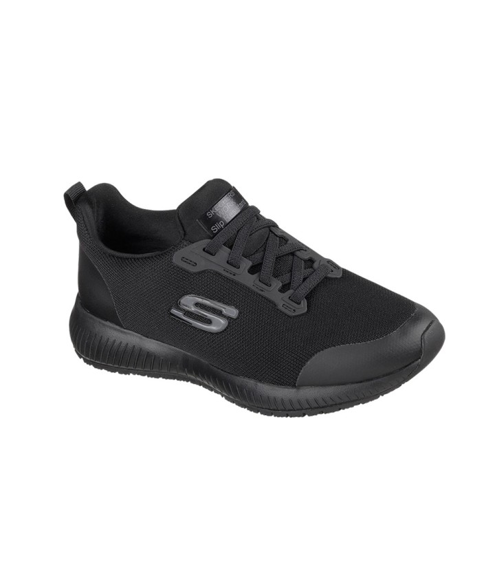 Zapatilla trabajo Skechers Squad Mujer Negro