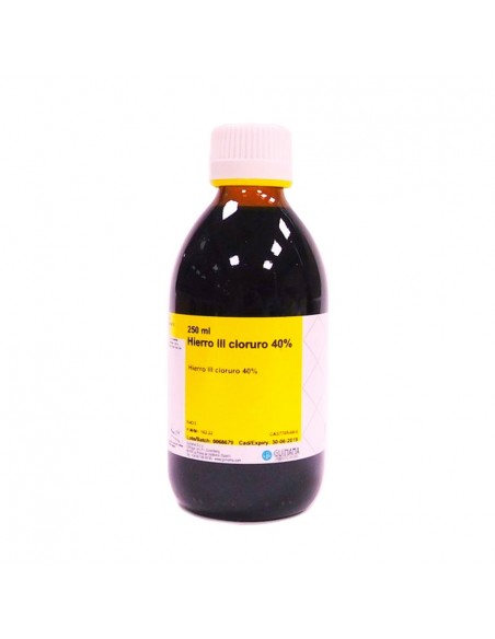 Cloruro de hierro III 40% solución acuosa QP
