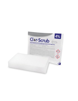 Esponja con 20 ml solución jabonosa Clorhexidina 4%
