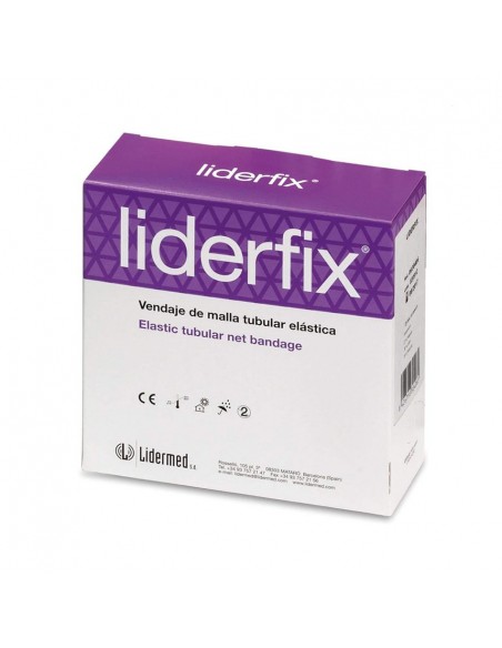 LIDERFIX Poliester vendaje de malla tubular elástica