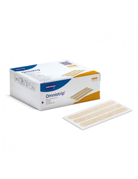 OMNISTRIP Sutura cutanea.  Caja 50 sobres de 5 ud.
