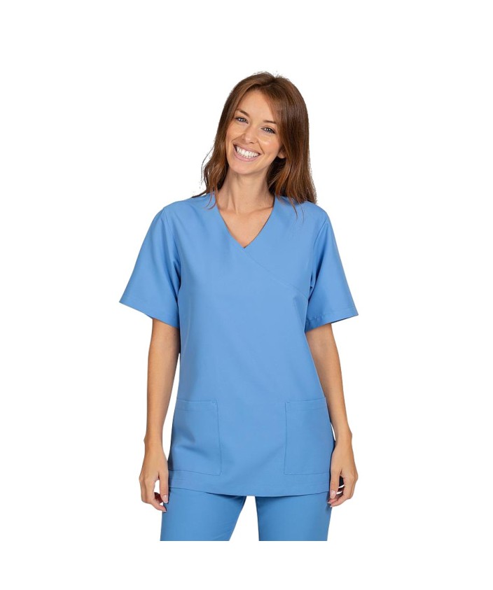 Casaca Unisex microfibra Nerea Celeste