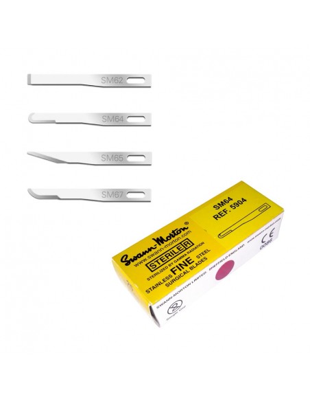 Mini hojas Bisturí Swann Morton (Caja 25 uds.)