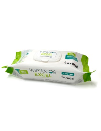 Toallitas detergentes y desinfectantes Wip'anios Excel sin alcohol (100 uds.)