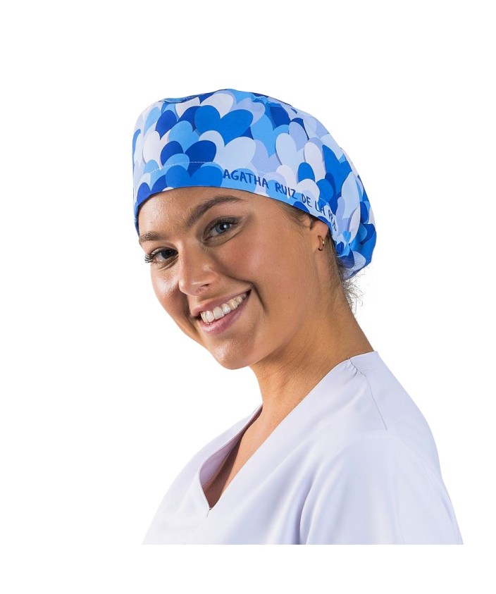 Gorro con Goma Cuore Azul Agatha Ruiz de la Prada