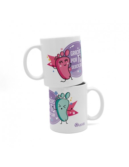 Taza Podoservice "Gracias por tu dedicación"