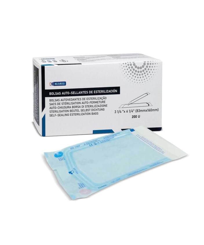 SOBRE Autoadhesivo Esterilización 83 x160 mm (Caja 200 uds.)