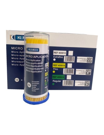 Bastoncillo aplicador Verdes 100 uds. 2