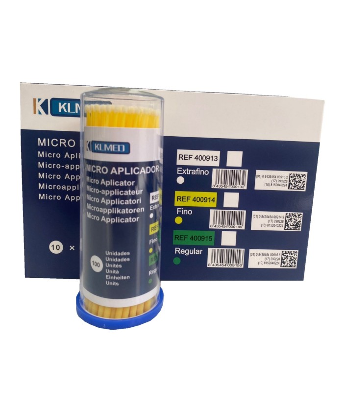 Bastoncillo aplicador Verdes 100 uds.