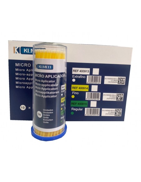 Bastoncillo aplicador Verdes 100 uds.