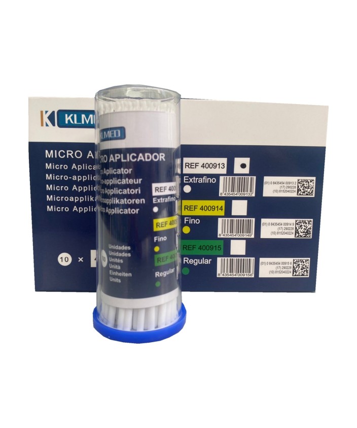 Bastoncillo aplicador Verdes 100 uds.