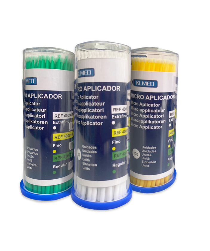Bastoncillo aplicador Verdes 100 uds.