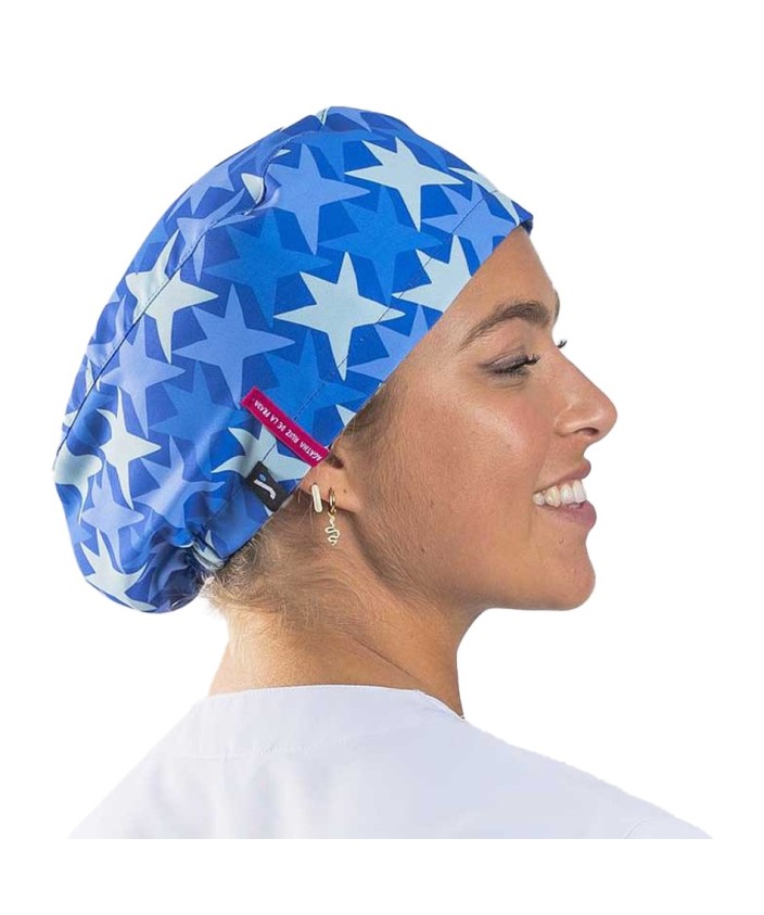 Gorro con Goma Cometa Azul Agatha