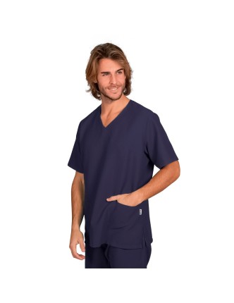 Casaca Unisex microfibra Nerea Azul Marino 2