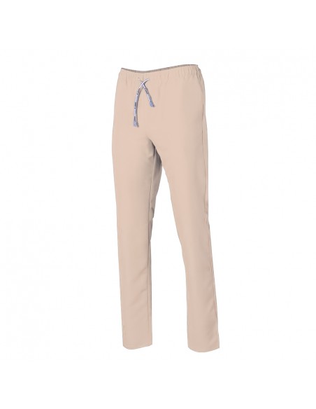 Pantalón Unisex microfibra Goma+Cordón Arena