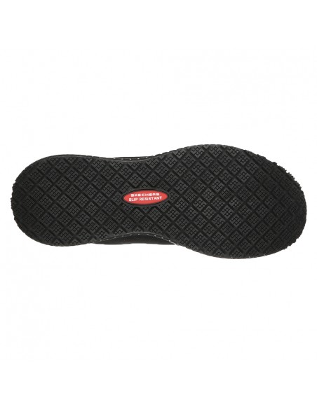 Zapatilla trabajo Skechers Squad Mujer Negro/Rosa