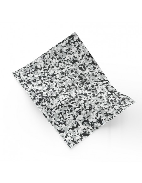 LUNASOFT SL Camuflaje  3 mm. negro/gris/blanco Shore 40 63 x 92 cm.