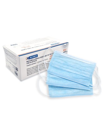 Mascarilla quirúrgica Tipo IIR azul (caja 50 uds.)