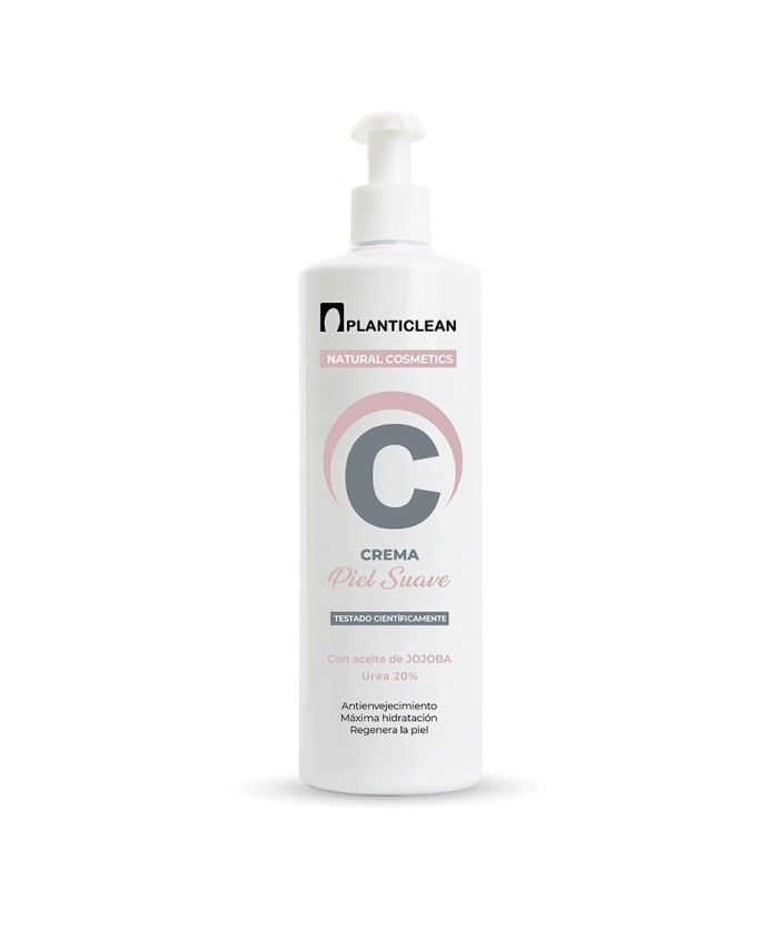 PLANTICLEAN Crema Piel Suave (aceite Jojova + Urea 20%) 500 ml.