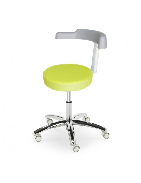 Taburete ergonómico ARMIS Con base inox NAMROL