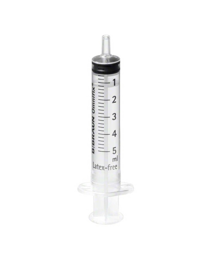 JERINGA OMNIFIX 3 cuerpos 5 ml. Luer (sin látex)