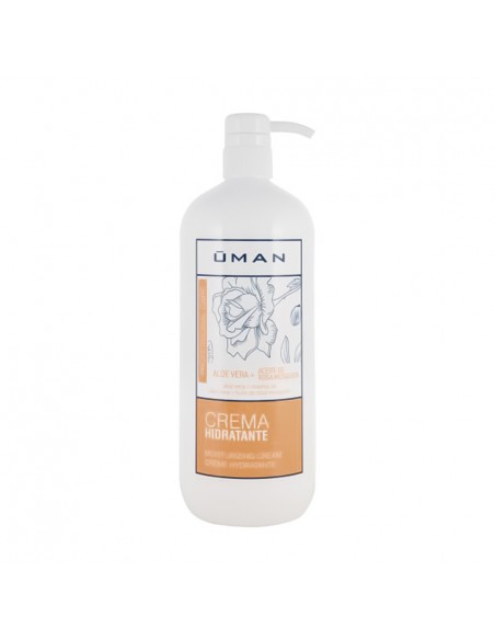 Crema Hidratante Aloe Vera y Rosa Mosqueta 1 l.