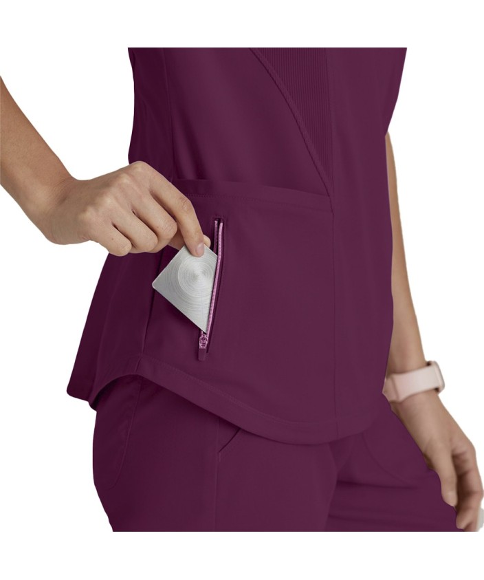 Casaca Mujer Barco Carly Top Wine