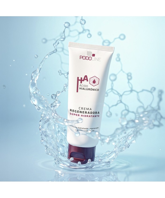 CREMA Regeneradora Ácido hialurónico + Urea 10% PODOLINE 75 ml.