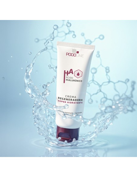 CREMA Regeneradora Ácido hialurónico + Urea 10% PODOLINE 75 ml.